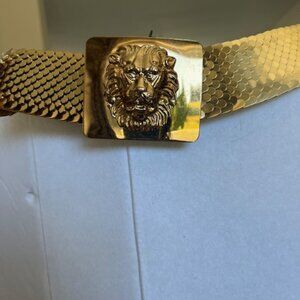 Vintage Anne Klein elasticized metal belt.